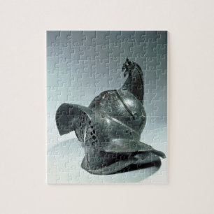 Bronzesturzhelm von Thracian Gladiator, römisch, Puzzle