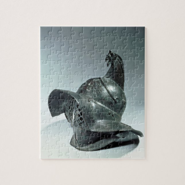 Bronzesturzhelm von Thracian Gladiator, römisch, Puzzle (Vertikal)