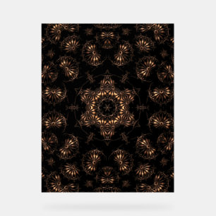 Bronzezeit-Mandala Acrylschild
