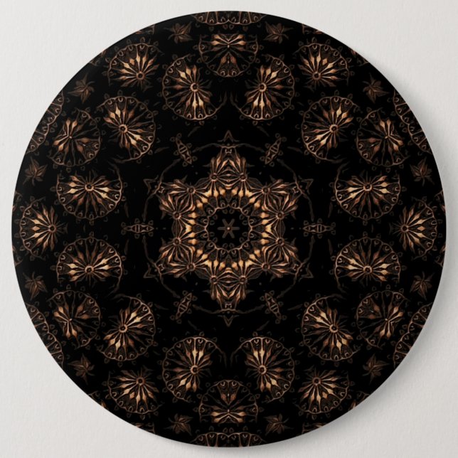 Bronzezeit-Mandala  Button (Vorderseite)