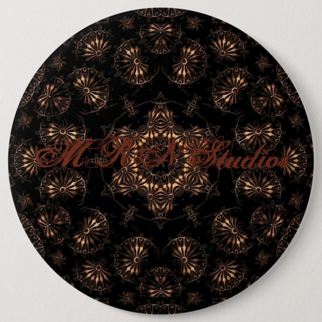 Bronzezeit-Mandala  Button (Vorderseite)