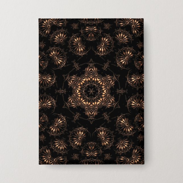 Bronzezeit-Mandala  Button (Vorderseite)