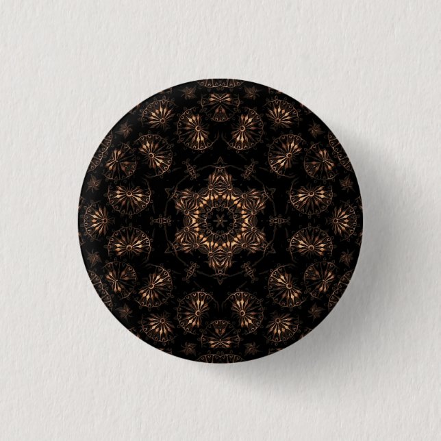 Bronzezeit-Mandala  Button (Vorderseite)