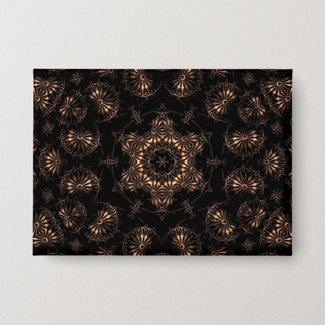 Bronzezeit-Mandala  Button (Vorderseite)