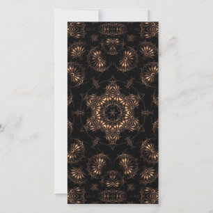 Bronzezeit-Mandala Feiertagskarte