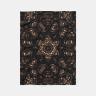 Bronzezeit-Mandala Fleecedecke