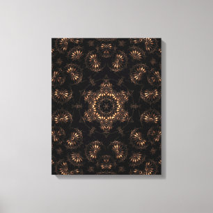 Bronzezeit-Mandala Leinwanddruck