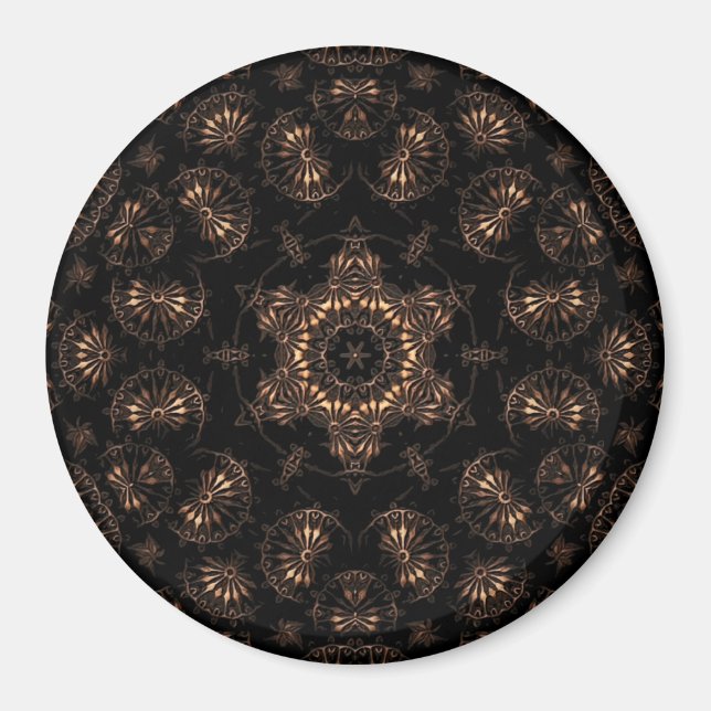 Bronzezeit-Mandala  Magnet (Vorne)