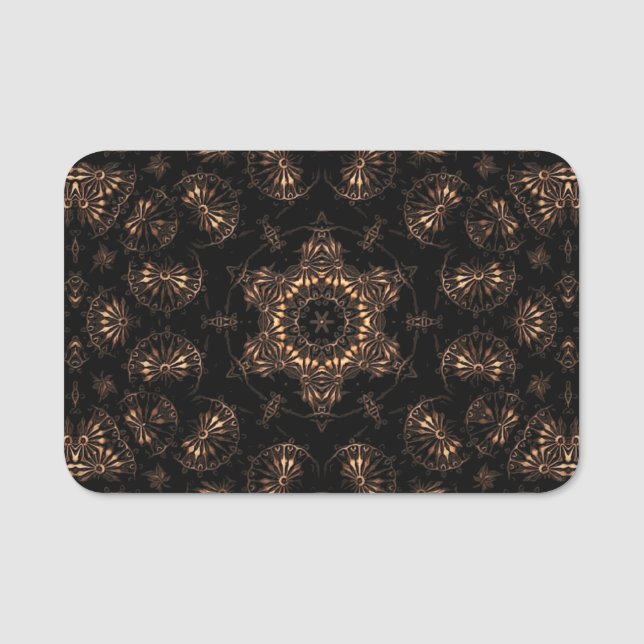 Bronzezeit-Mandala  Namensschild (Vorderseite)