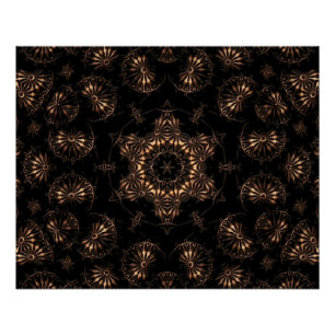 Bronzezeit-Mandala  Poster