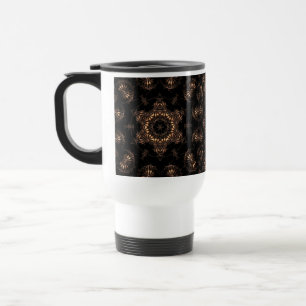 Bronzezeit-Mandala Reisebecher