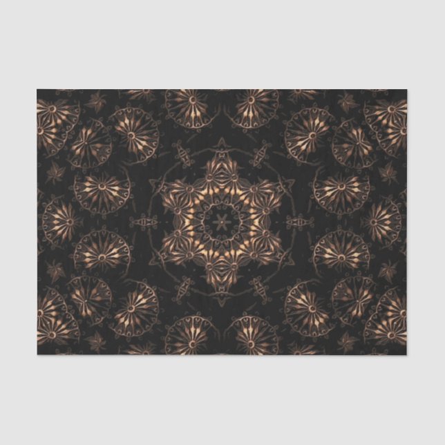 Bronzezeit-Mandala  Seidenpapier (Vorderseite)