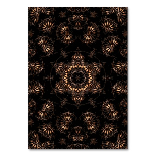 Bronzezeit-Mandala  Tischnummer (Vorderseite)