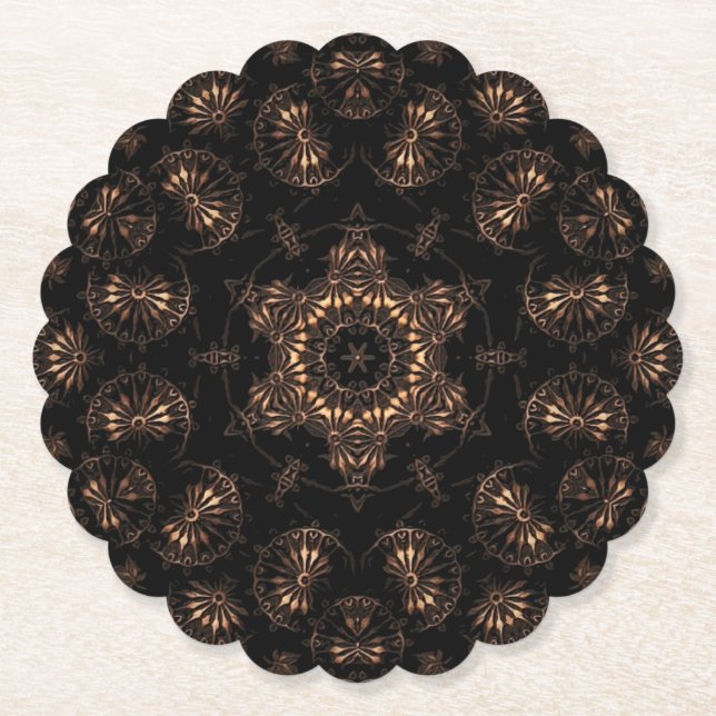 Bronzezeit-Mandala  Untersetzer (Vorderseite)