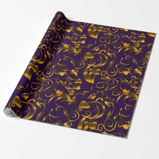 Bronzieren Sie 8. Hochzeitstag Geschenkpapier (Ungerollt)