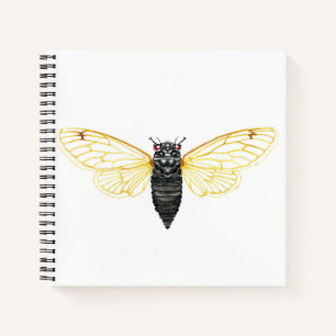 Brood X 17 Jahre Periodische Cicada Notizbuch