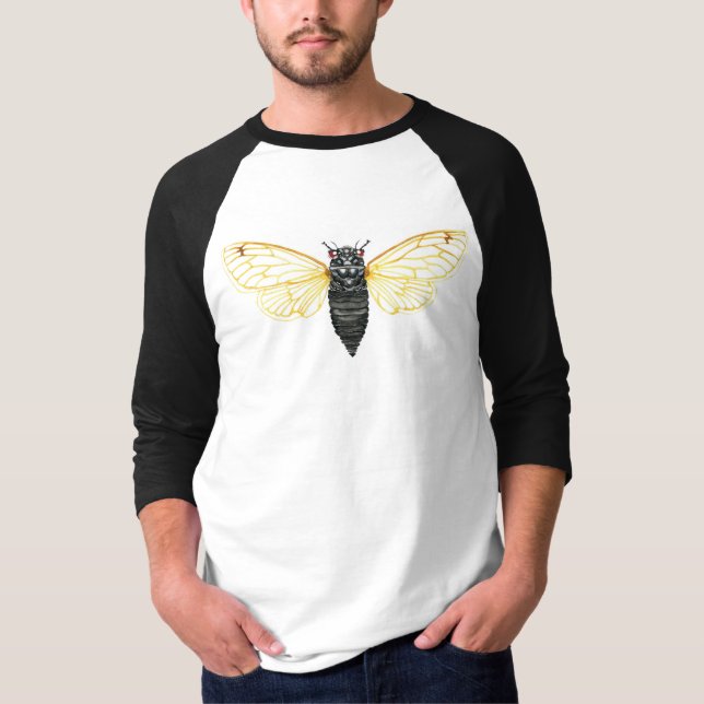 Brood X 17 Jahre Periodische Cicada T-Shirt (Vorderseite)