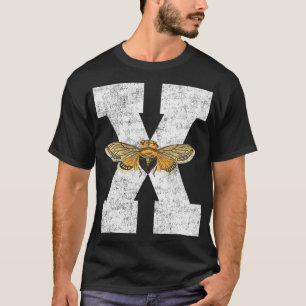 Brood X Vintag Periodische 17 Jahre Cicada Invasio T-Shirt