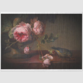 Broody Floral Decoupage Seidenpapier