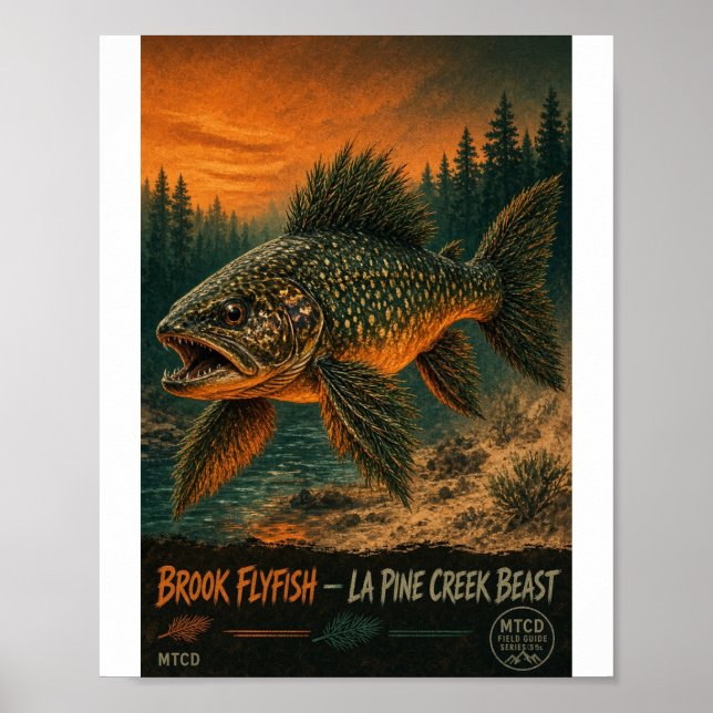 Brook Flyfish La Pine Creek Beast Poster (Vorne)