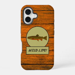Brook-Forelle Holzmaserung Case-Mate iPhone-Hülle iPhone 16 Hülle