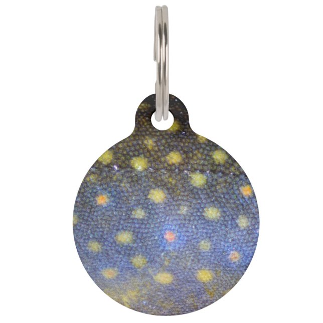 Brook Trout Scales Haustiermarke (Vorderseite)