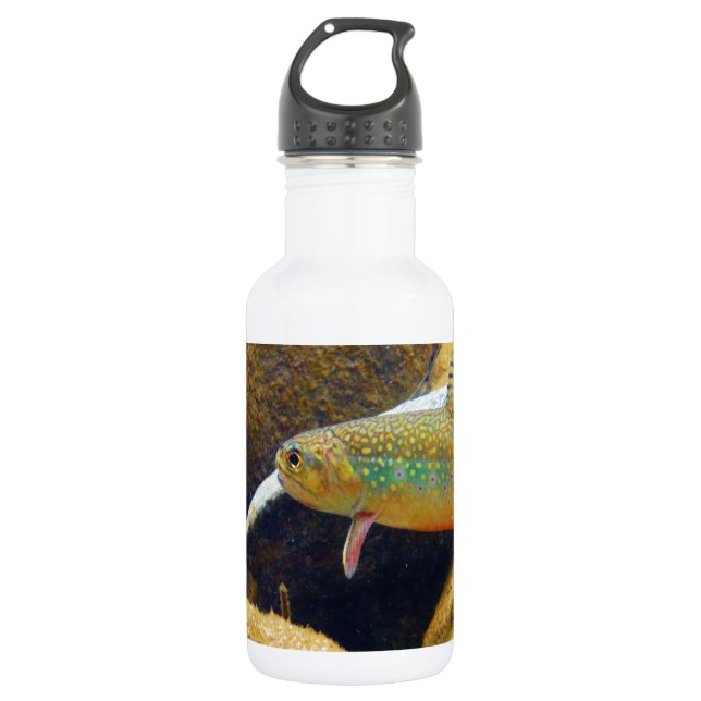 Brook Trout Trinkflasche (Vorderseite)