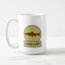 Brook Trout White Tasse