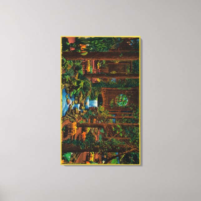 Brookdale Lodge Dining RoomBrookdale, CA Leinwanddruck (Vorderseite)