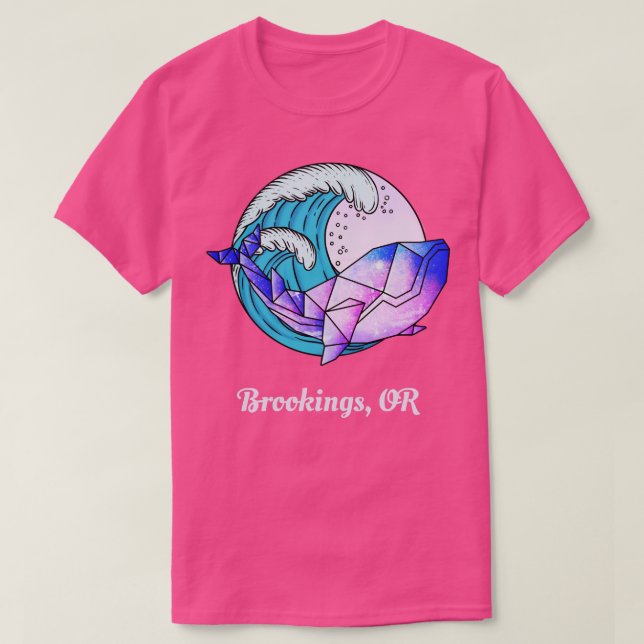 Brookers oder japanischer Paint Geometric Orca Kil T-Shirt (Design vorne)