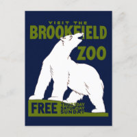 Brookfield Zoo, Bundesstaatlich Art Program Poster