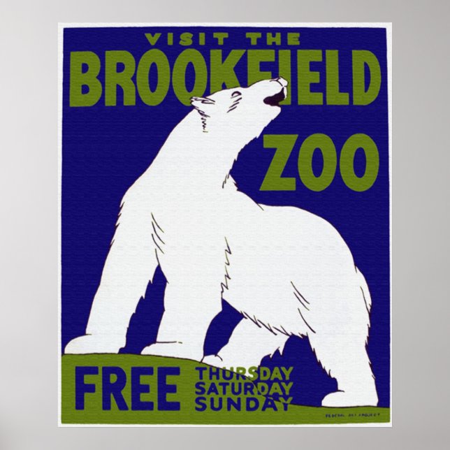 Brookfield Zoo Poster (Vorne)