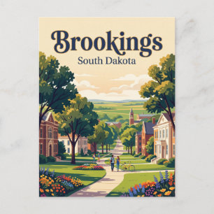 Brookings, South Dakota Postkarte