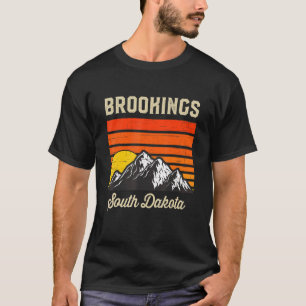 Brookings South Dakota Retro Vintag City Staat Us T-Shirt