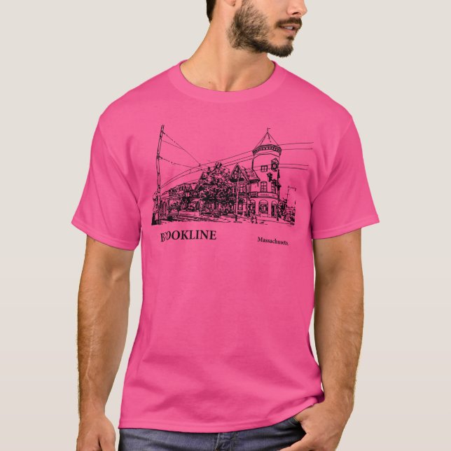 Brookline Massachusetts T-Shirt (Vorderseite)
