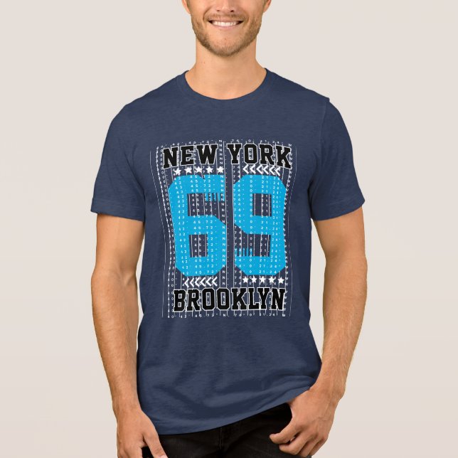 Brooklyn '69: Vintag NYC Swagger Tri-Blend Shirt (Vorderseite)