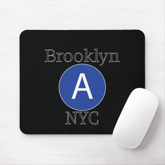 Brooklyn A Zug Mousepad (Mit Mouse)