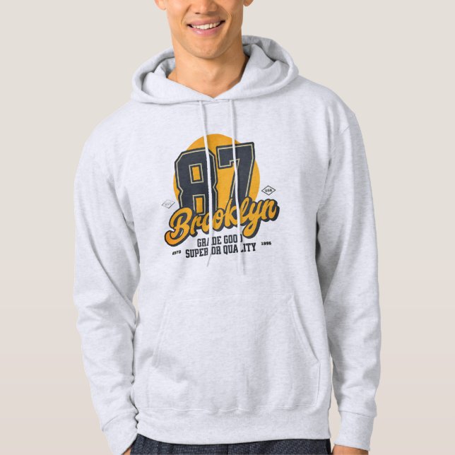 Brooklyn Abzeichen Hoodie (Vorderseite)