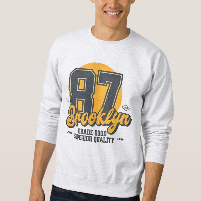 Brooklyn Abzeichen Sweatshirt (Vorderseite)