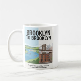 Brooklyn: Australia + New York Twin Connection Kaffeetasse