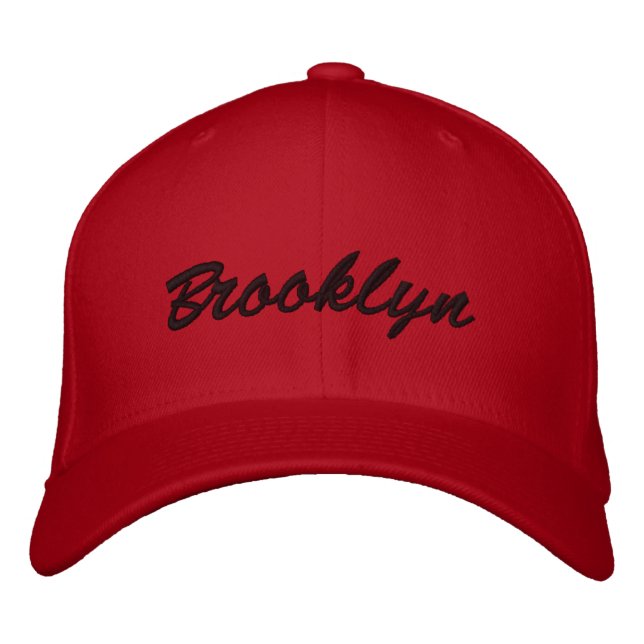 Brooklyn Baseball Cap Bestickte Baseballkappe (Vorderseite)