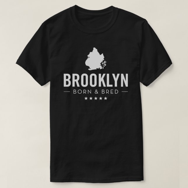 Brooklyn - Born & Bred T-Shirt (Design vorne)