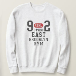 Brooklyn boxing varsity letter athletic sweatshirt