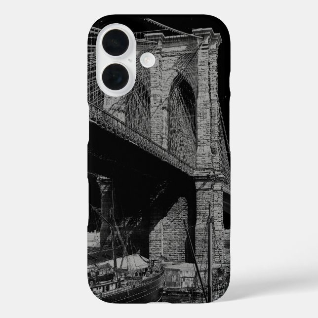 Brooklyn Bridge 1896 Wasserfront Case-Mate iPhone Hülle (Rückseite)