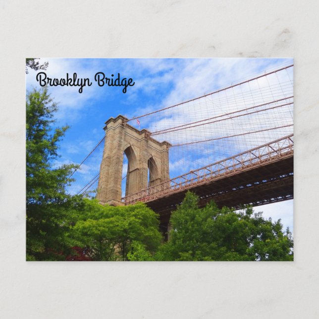 Brooklyn Bridge #1-2 Postcard Postkarte (Vorderseite)