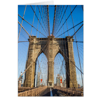 Brooklyn Bridge am frühen Morgen