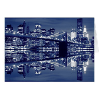 Brooklyn Bridge at Night, New York City