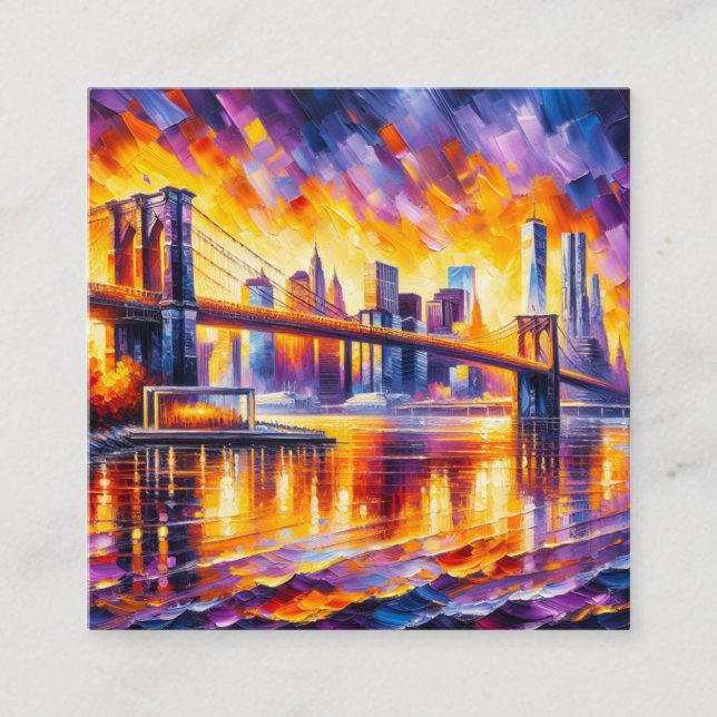 BROOKLYN BRIDGE BEGLEITKARTE (Vorderseite)