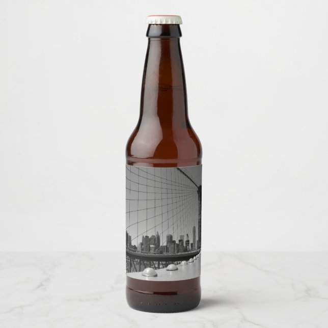 Brooklyn Bridge Bierflaschenetikett (Vorderseite)