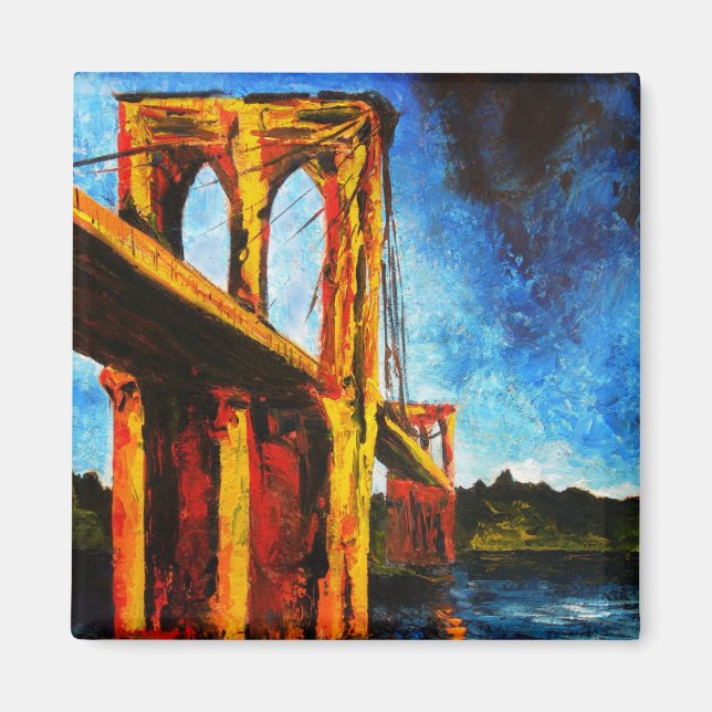 Brooklyn Bridge bis Utopia 2009 Magnet (Vorne)